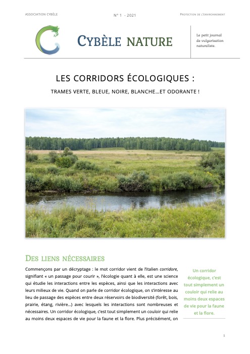 Cybèle Nature n°1 : Les corridors écologiques