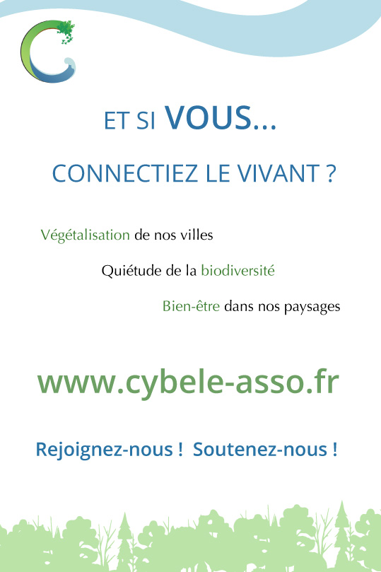 Cybèle - Flyer adhésion : Et si vous...<br/>connectiez le vivant ?